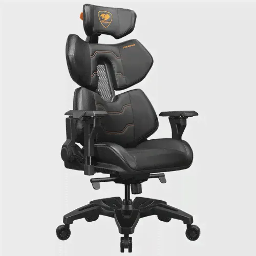 Компьютерное кресло COUGAR Terminator игровое, обивка: искусственная кожа, цвет: черный