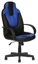 Компьютерное кресло TetChair Нео 1, обивка: искусственная кожа, цвет: черный/синий