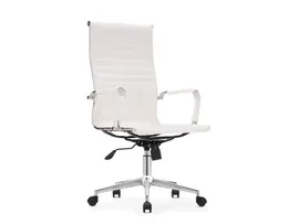 Reus pu white / chrome Компьютерное кресло, экокожа арт. 15735
