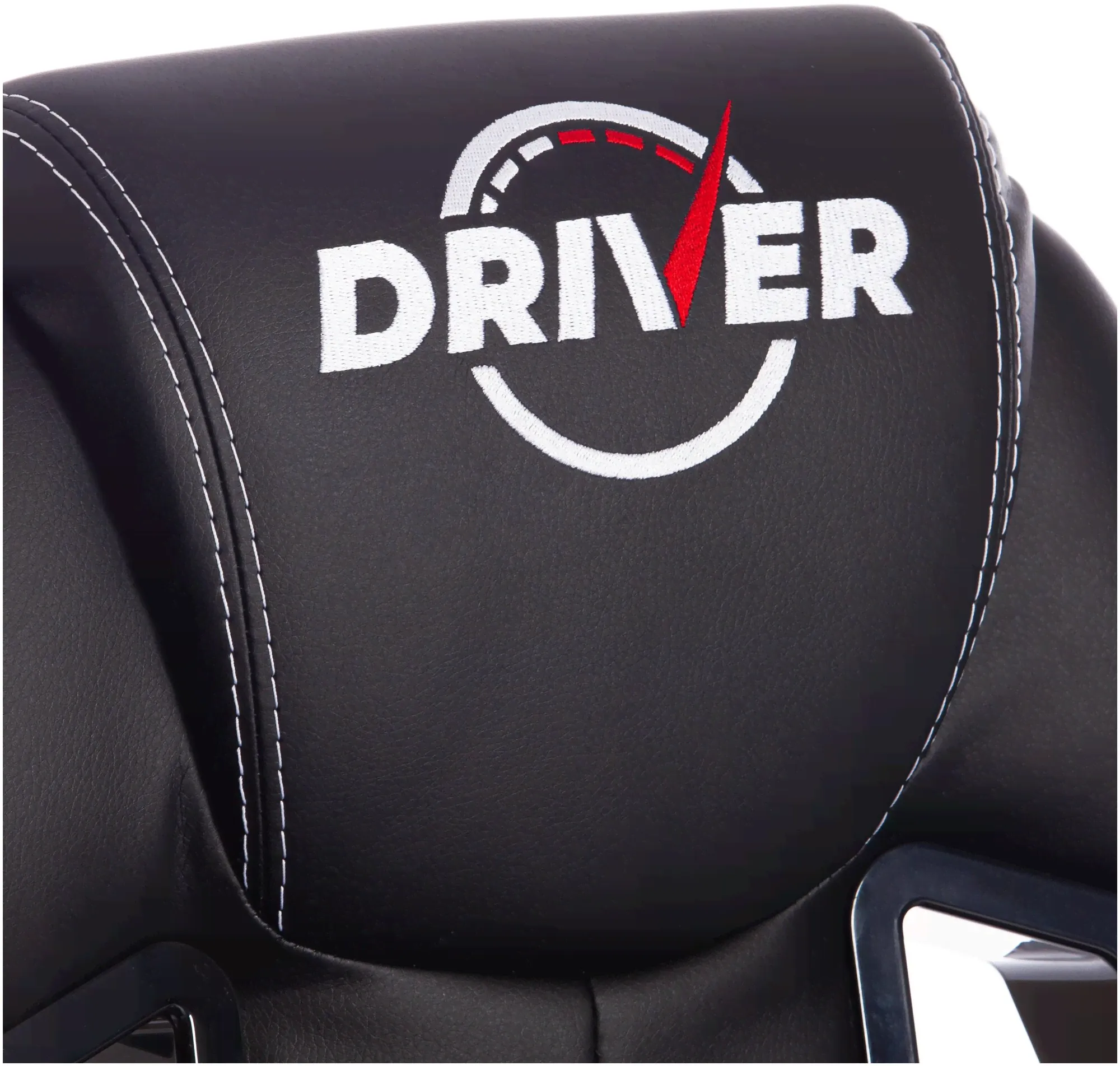 GT Кресло Комус Driver, искусственная кожа черная/серая компьютерное кресло-3