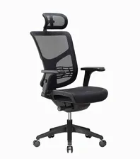 Эргономичное компьютерное кресло Expert VISTA VSM01-BK, сетка черная / каркас черный