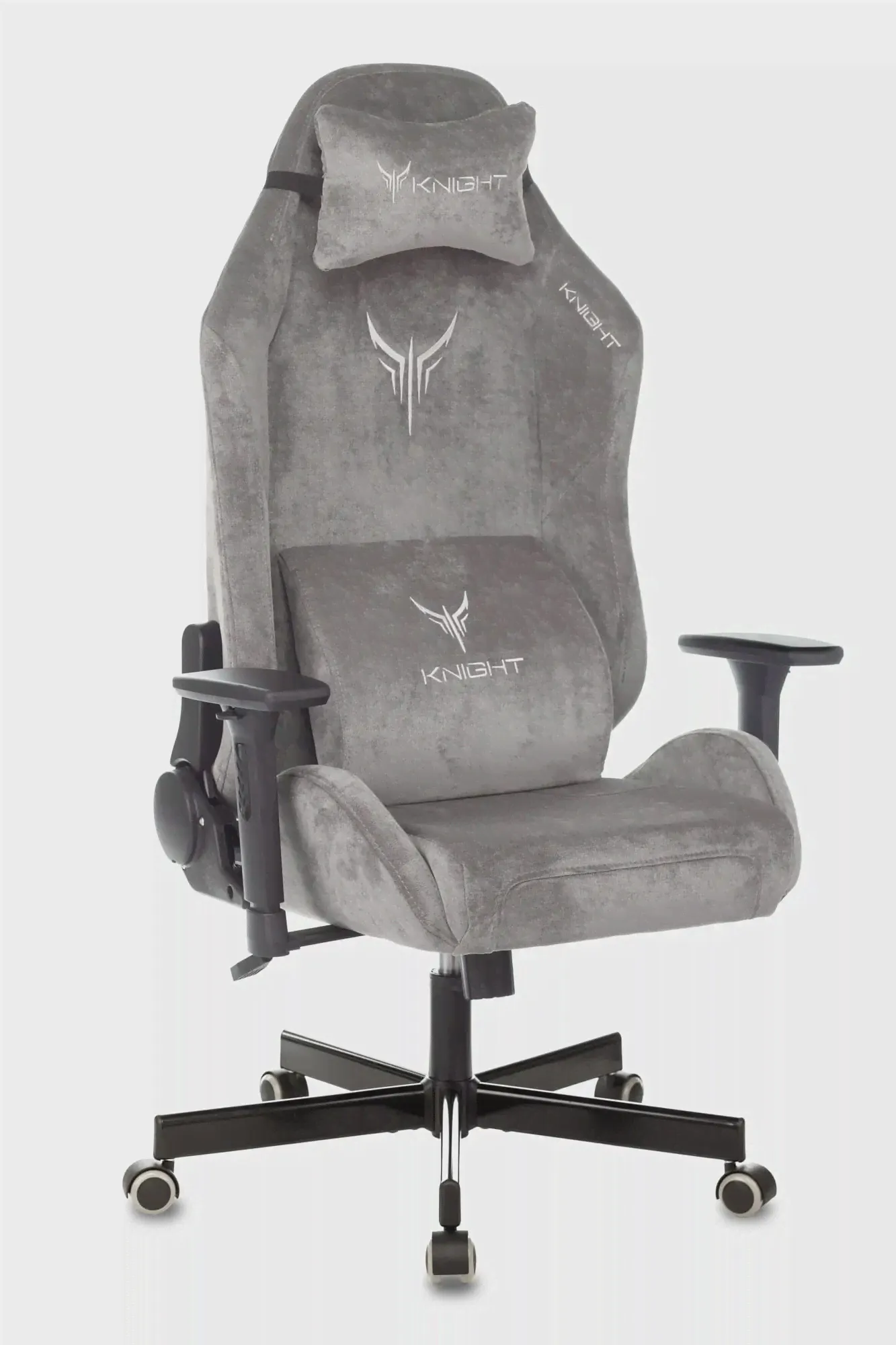 Компьютерное кресло для геймера KNIGHT N1 GREY