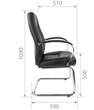 Компьютерное кресло CHAIRMAN 950V Экокожа черная