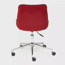 Компьютерное кресло STYLE флок, бордовый, 10 TetChair бордовый