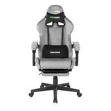 Игровое компьютерное кресло VMMGAME THRONE VELOUR, велюр серый