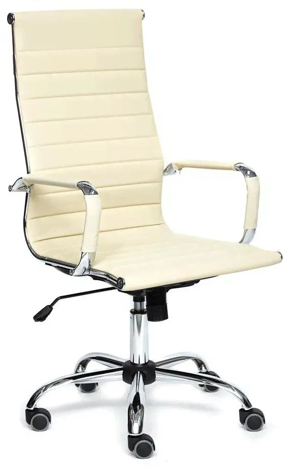 Компьютерное кресло TetChair Urban для руководителя, обивка: искусственная кожа, цвет: бежевый-2