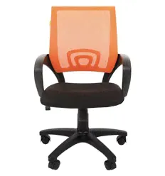 Компьютерное кресло CHAIRMAN 696 TW оранжевый, сетка/ткань-3