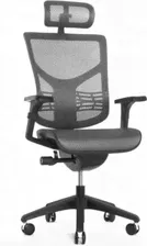 Эргономичное компьютерное кресло Expert VISTA VSM01, сетка серая / каркас черный