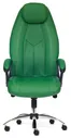 Компьютерное кресло TetChair Босс, обивка: искусственная кожа, цвет: зеленый