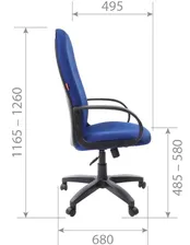 Компьютерное кресло CHAIRMAN 279 TW 11, цвет черный