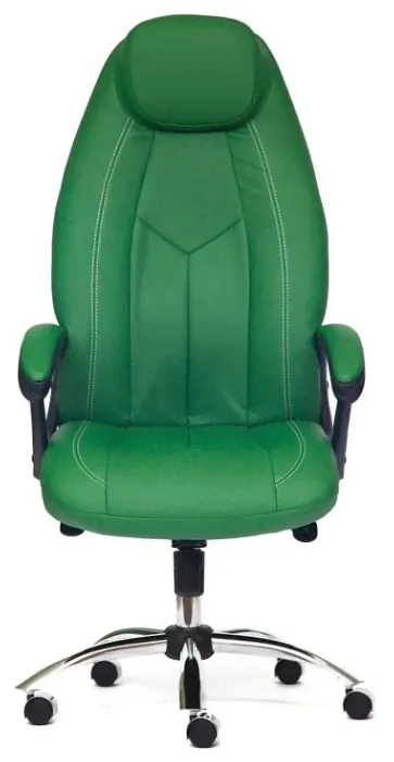 Компьютерное кресло TetChair Босс, обивка: искусственная кожа, цвет: зеленый-1