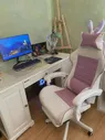 🛍 Игровое кресло, офисное компьютерное кресло розового цвета, Гоночное кресло LOL для Интернет-кафе, девушек, мужчин, стул для дома и спальни, вращающееся кресло