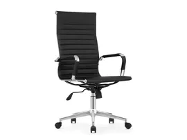 Reus pu black / chrome Компьютерное кресло, экокожа арт. 15719