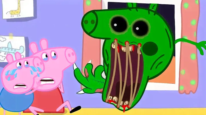 Zombie Apocalypse, Zombies Appear At Peppa Pig's House 🧟‍♀️ | Peppa Pig Funny Animation