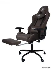 Игровое компьютерное кресло MegaTrend с подножкой 305F GT Racer коричневый